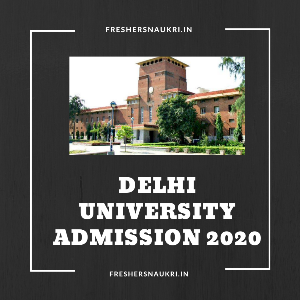 Delhi University Admission 2020