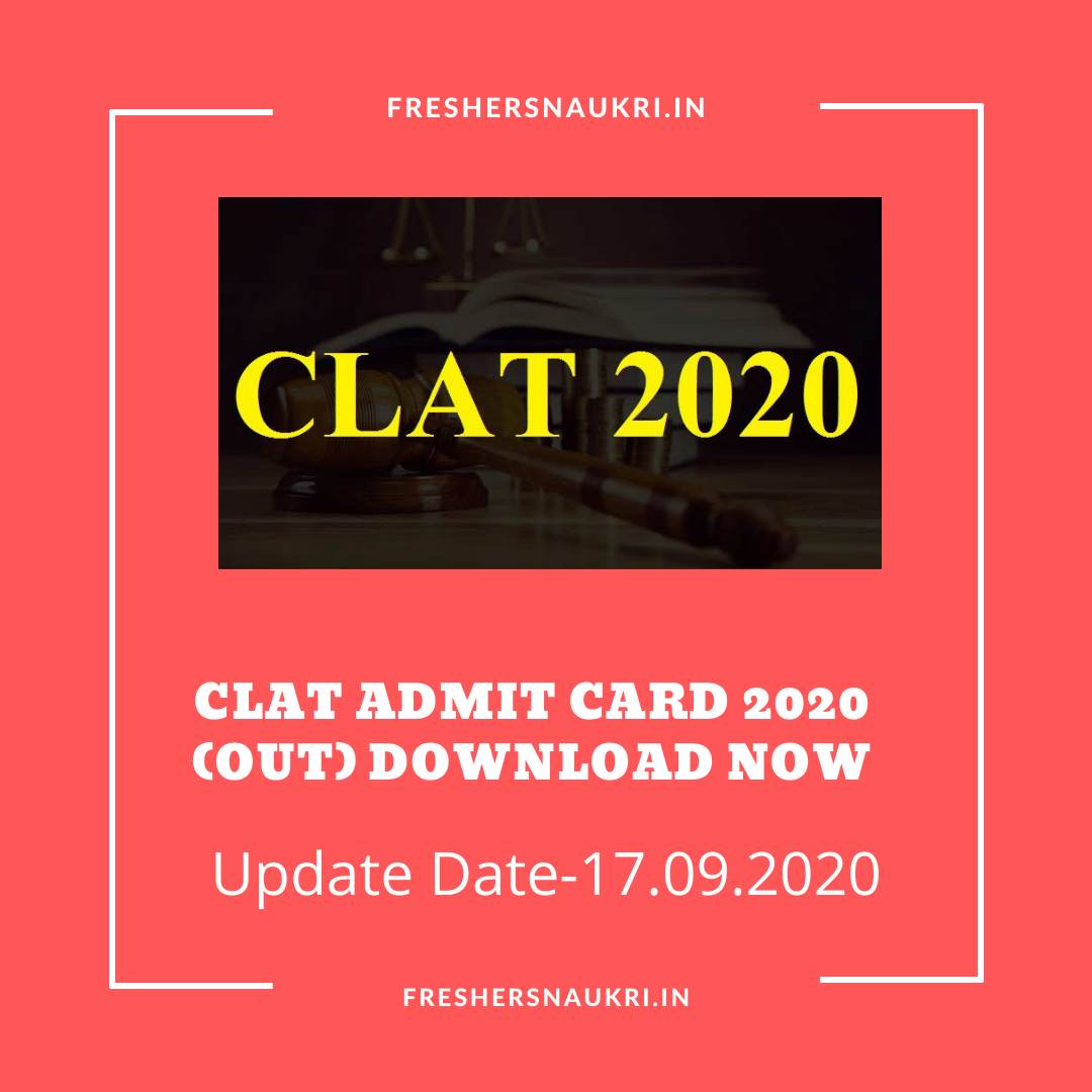 CLAT Admit Card 2020 (Out) Download Now