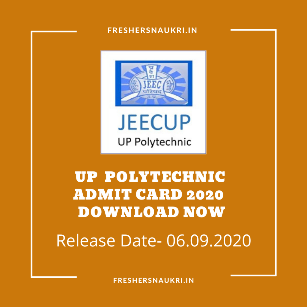 UP Polytechnic admit card 2020 Download Now