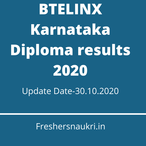 BTELINX Karnataka Diploma results 2020