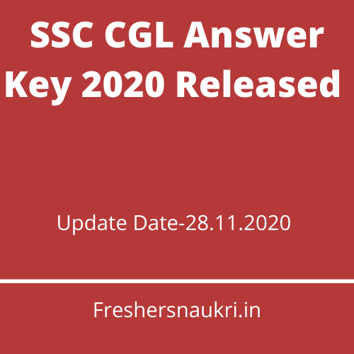 SSC CGL Answer Key 2020 Released