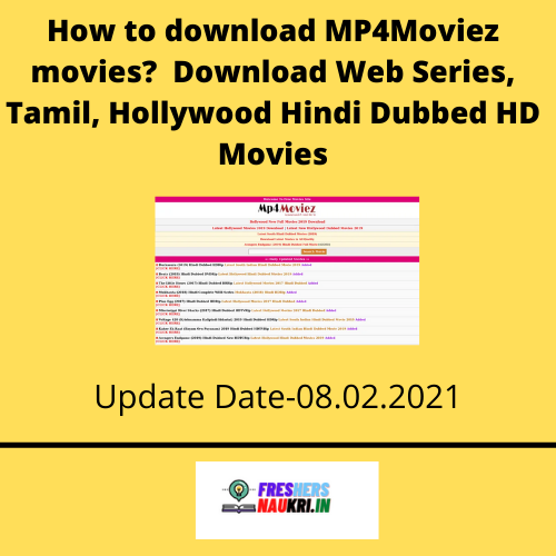 How to download MP4Moviez movies?  Download Web Series, Tamil, Hollywood Hindi Dubbed HD Movies