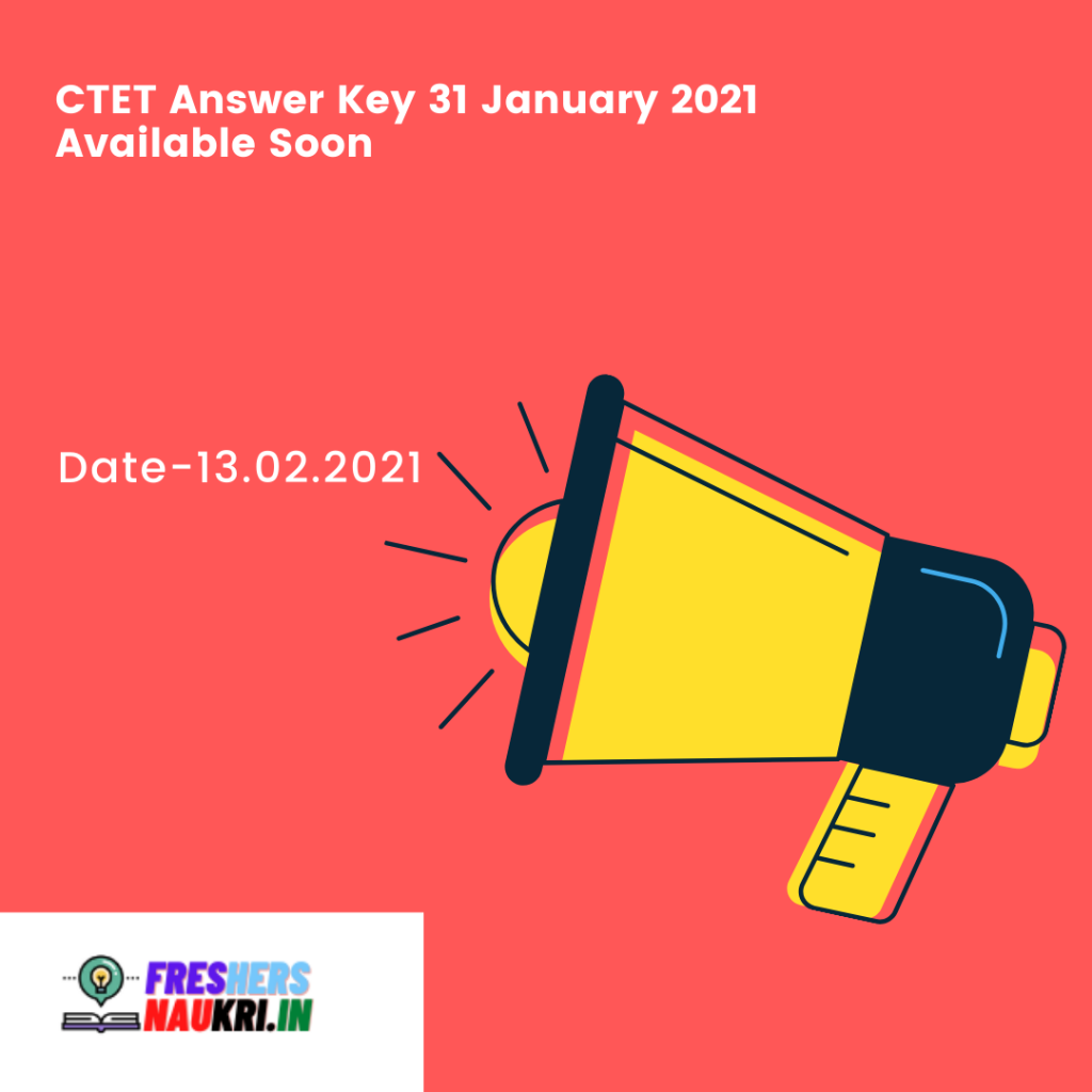 CTET Answer Key 31 January 2021 Available Soon