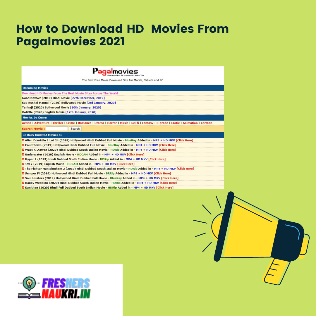 How to Download HD Movies From Pagalmovies 2021