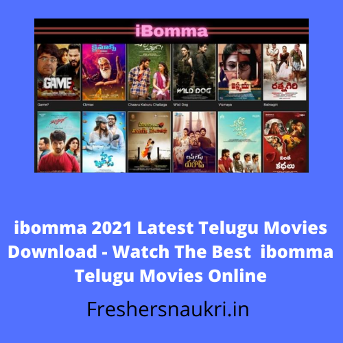 ibomma 2021 Latest Telugu Movies Download - Watch The Best ibomma Telugu Movies Online